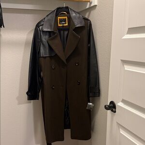 Sam Edelman Black and Brown Coat